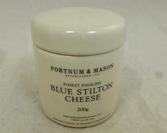 フォートナム＆メイソン スティルトン チーズクリーム 黒磁器 350g