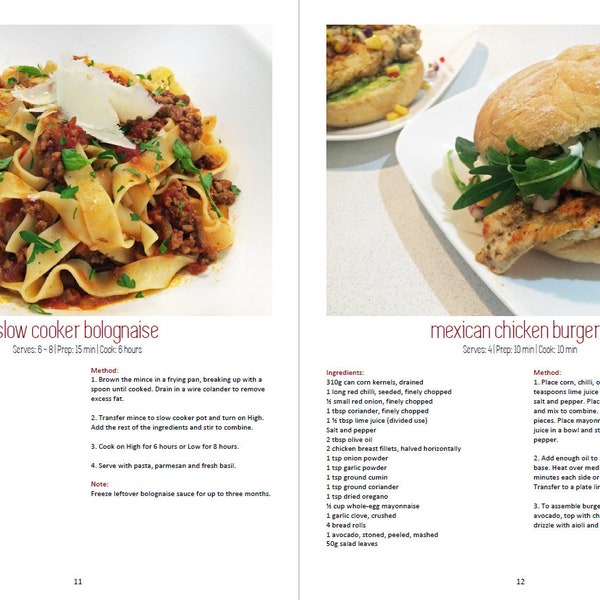 Recettes familiales ~ Téléchargez le livre de cuisine de 32 pages des repas préférés de la famille imprimables au livre de recettes du plan de menu