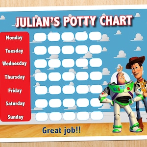 Toy Story Potty Chart Housebreaking Potty Training Kids Chart Il 300x300.4530469192 M0j8