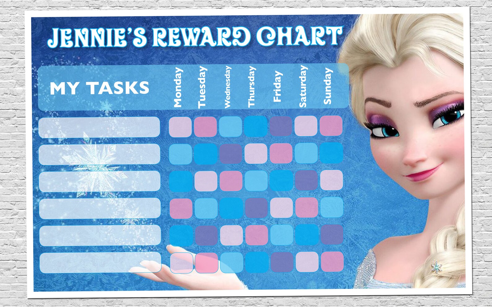 Frozen Rewards Chart Etsy Frozen Rewards Chart Etsy