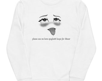 Por favor, ¿podemos tener aros de espagueti - sudadera