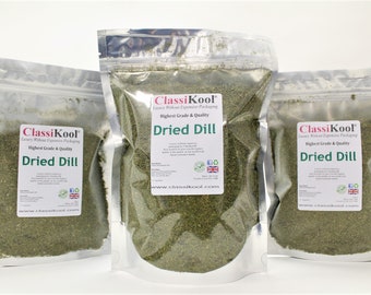 Classikool Dried Dill: A Natural Herb Spice for Flavouring, Pickles & Cooking (*Free UK Post)