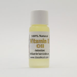 Classikool Natural Vitamin E Oil: Healing Carrier for Massage & Aromatherapy Free UK Mainland Shipping 10ml