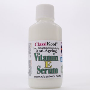 Classikool 25ml 10% Vitamin E Serum: Collagen-Boosting Face-Lift with Argan Oil (Free UK Mainland Postage)