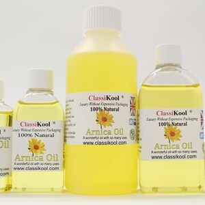 Classikool Natural Arnica Carrier Oil for Massage and Aromatherapy