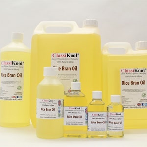 Classikool Rice Bran Oil for Beauty Skin Care: Natural, Gentle & Moisturising (Free UK Mainland Shipping)