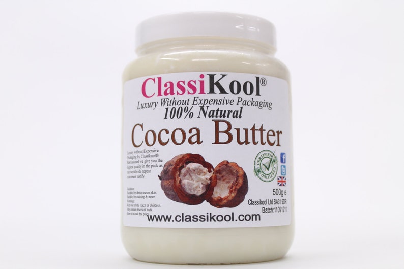 Classikool Edible Cocoa Butter tub 100 Pure Food Grade for Etsy