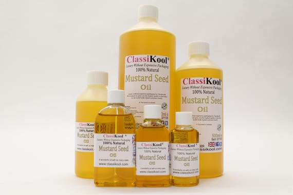 Classikool Mustard Seed Carrier Oil Natural Hair Care Etsy