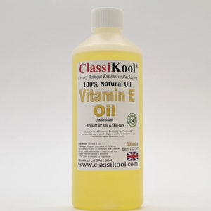 Classikool Natural Vitamin E Oil: Healing Carrier for Massage & Aromatherapy Free UK Mainland Shipping image 6