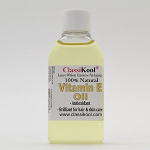 Classikool Natural Vitamin E Oil: Healing Carrier for Massage & Aromatherapy Free UK Mainland Shipping image 4