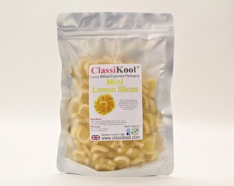 Classikool Mini Lemon Jelly Slices: Sweets for Decorating Cakes & Baked Goods (Free UK Mainland Postage)