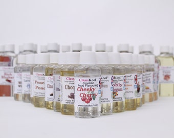 Classikool *New Tastes* Food Flavouring Professional Concentrated Strength 33 Flavours & 6 Bottle Sizes