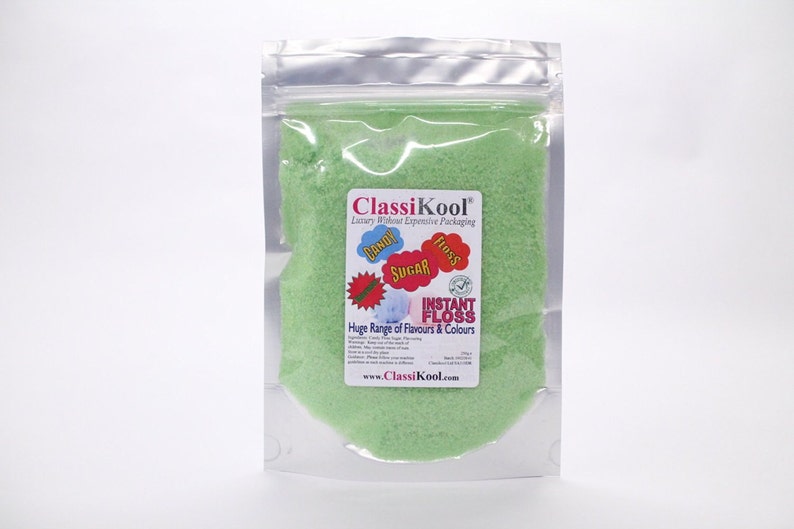 Classikool 250g Instant Cotton Candy Floss Sugar Maschinenfertig: 10 Ausgefallen Geschmacksrichtungen & 9 Farben Free UK Postalage Bild 5