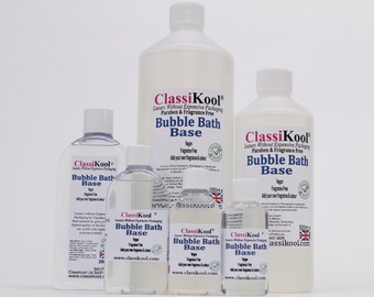 Classikool Bubble Bath Base: Foaming, Lathering and Paraben & Fragrance Free (Free UK Mainland Postage)