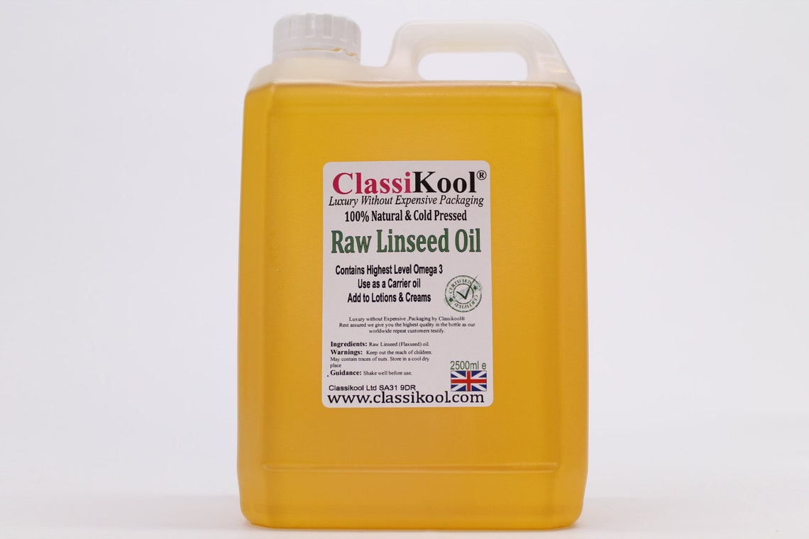 Classikool Raw Linseed Flaxseed Oil Food Grade & Cold Etsy