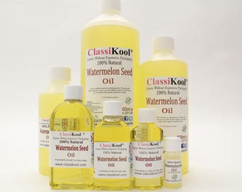 Classikool [Watermelon Seed Carrier Oil] Natürliche Haut / Haarpflege & Massage (Free UK Shipping)