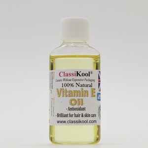 Classikool Natural Vitamin E Oil: Healing Carrier for Massage & Aromatherapy Free UK Mainland Shipping 25ml