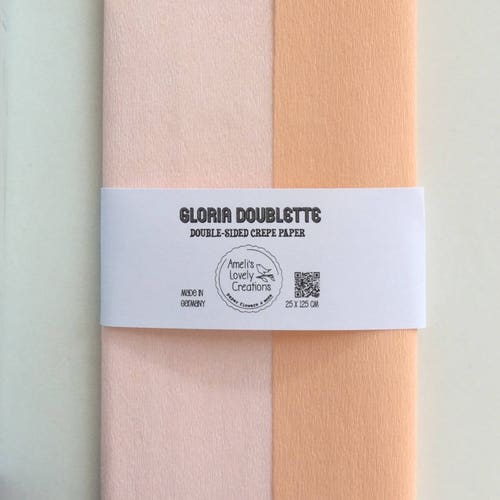 Gloria Doublette Double Sided Crepe Paper for Flower Making Etsy