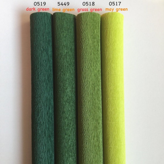 160g German floristic crepe paper Floristenkrepp dark Etsy
