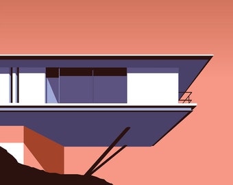 Mid Century Modern Architecture Series Print 02