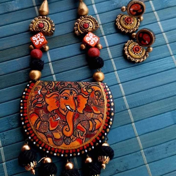 Ganesha Terracotta jewellery
