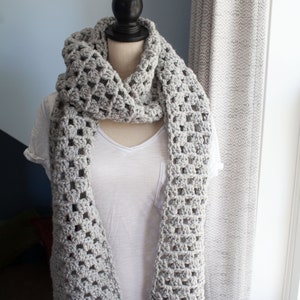 Crochet Pattern // The Burke Scarf // Instant Download image 3