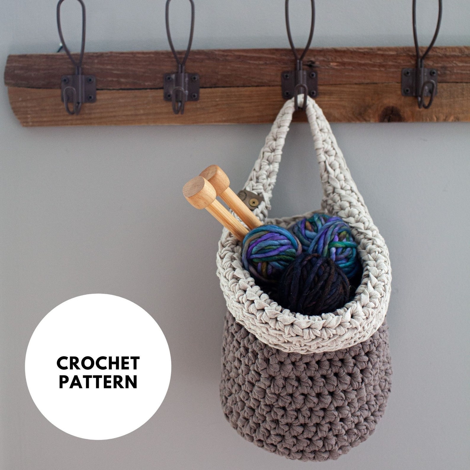 Crochet Pattern // Hanging Basket // Instant Download - Etsy