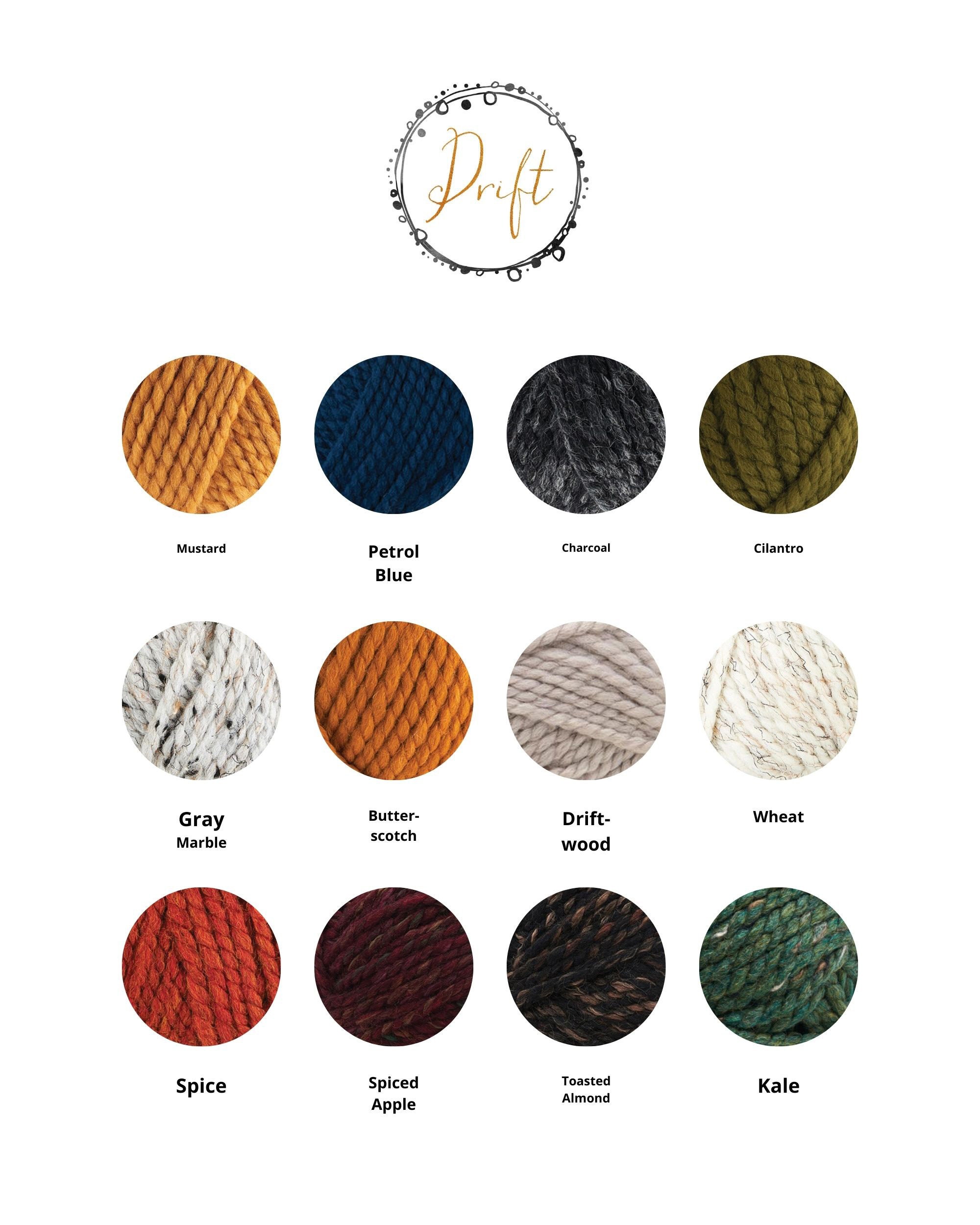 Chunky Knit Triangle Scarf // the Halifax // Knit Triangle Etsy UK