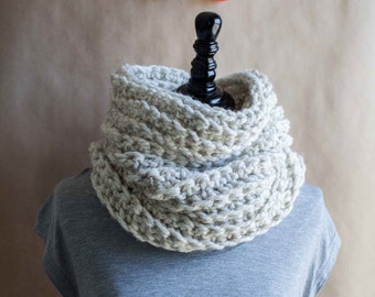 Huntington cowl neckwarmer // ultra soft neckwarmer // featured in the color Wheat // many color options