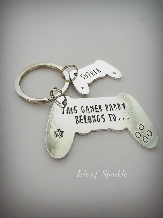 daddy photo keyring