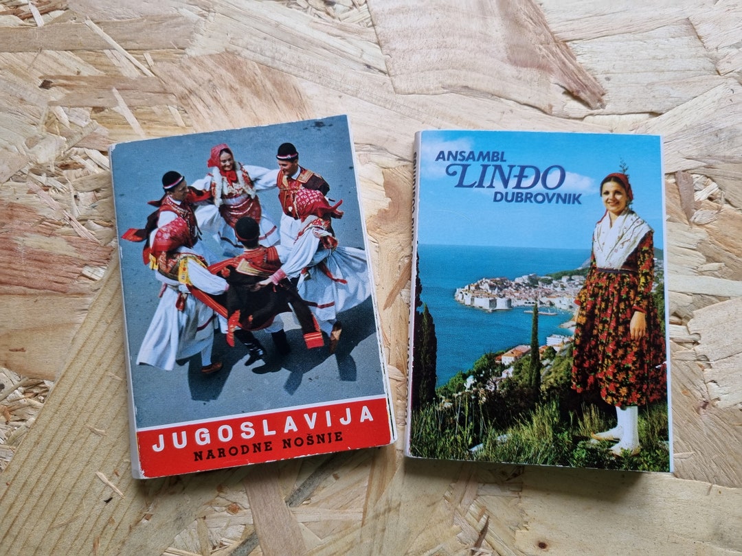 Vintage Photos Yugoslavia Folk Dances and Costumes Set of 2 - Etsy