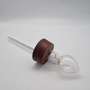 Science Laboratory Equipment / Thermometer / Pear Shape Flask and Bung / Baird and Tatlock London