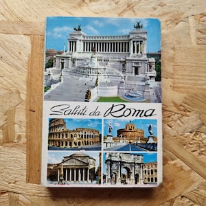 Photos vintage de Rome Italie / Saluti da Roma / Salutations de Rome / Livret de photos souvenir / Photographies réelles / Instantanés