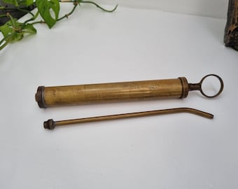 Vintage Prima Fettpresse aus Messing, 1943 / Groß