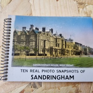 Vintage Photos Sandringham- 10  Colour Snapshots / Vintage Photo Booklet / Real Photographs