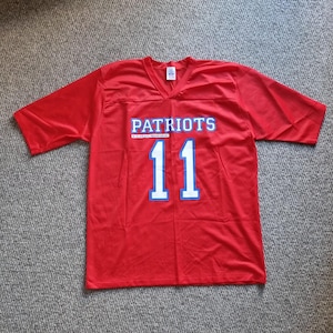 Vintage New England Patriots Jersey / Size XL / Red Mesh / Shirt #11 / Boston Patriots / NFL American Football Jersey