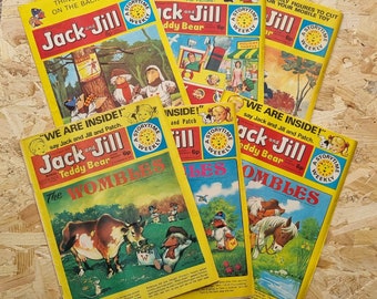 Jack and Jill and Teddy Bear Comics - 1970s Storytime Weekly - Collection of 6 Comics