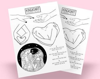 Temporary Tattoos - Blackwork - A5 sheet - Festivals - Gift Idea