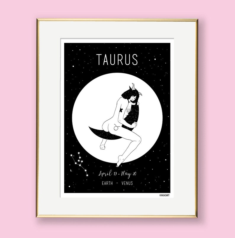 Zodiac Prints Limited Edition Art Print Recycled Paper Celestial Horoscope Spiritual image 2