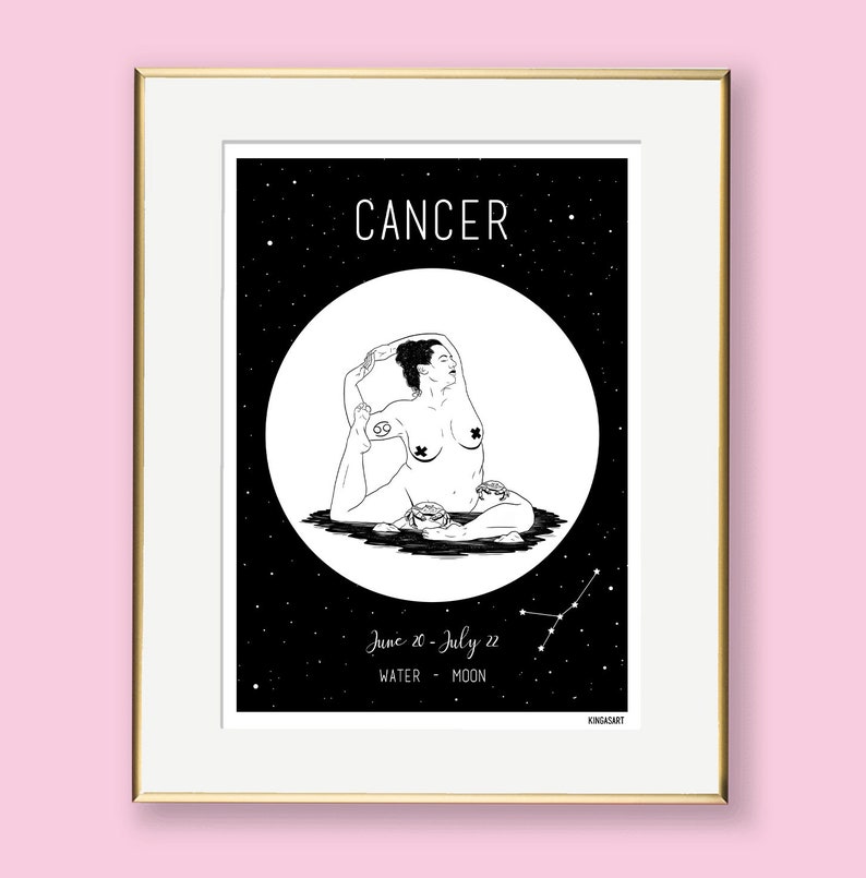 Zodiac Prints Limited Edition Art Print Recycled Paper Celestial Horoscope Spiritual image 9