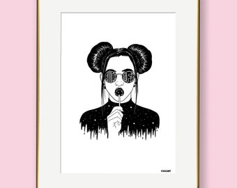 F*ck Off Print - Limited Edition Art Print - Recycled Paper