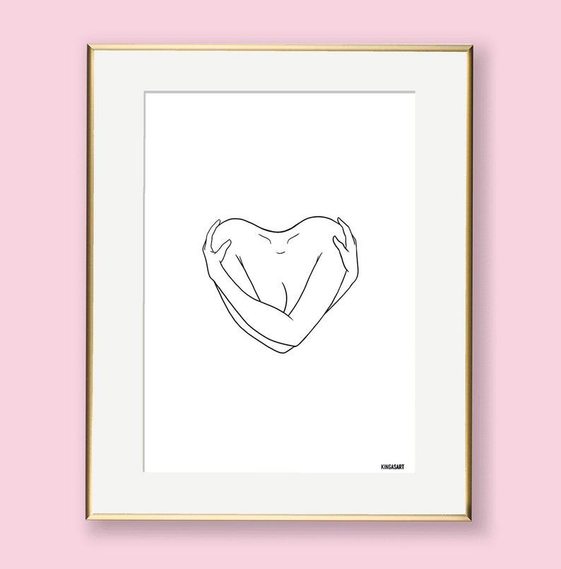 Self Love Limited Edition Art Print Recycled Paper image 2