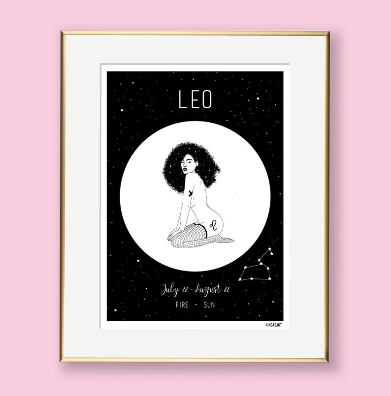 Zodiac Prints Limited Edition Art Print Recycled Paper Celestial Horoscope Spiritual image 7