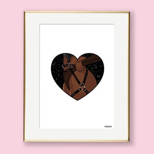 Curvy Limited Edition Art Print Recycled Paper sexy lingerie image 1