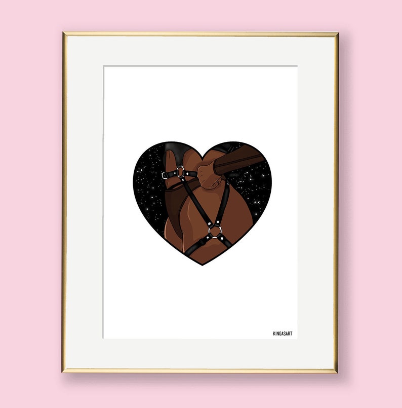 Curvy Limited Edition Art Print Recycled Paper sexy lingerie image 1