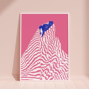 Sleepy Beauty 2 - Kunstdruck, Poster, Postkarte, Illustration - Girly Print, Schlafzimmer Dekor, Bleistiftzeichnung, Weihnachtsgeschenk