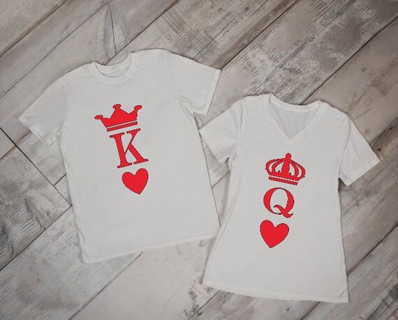 king and queen of hearts shirts