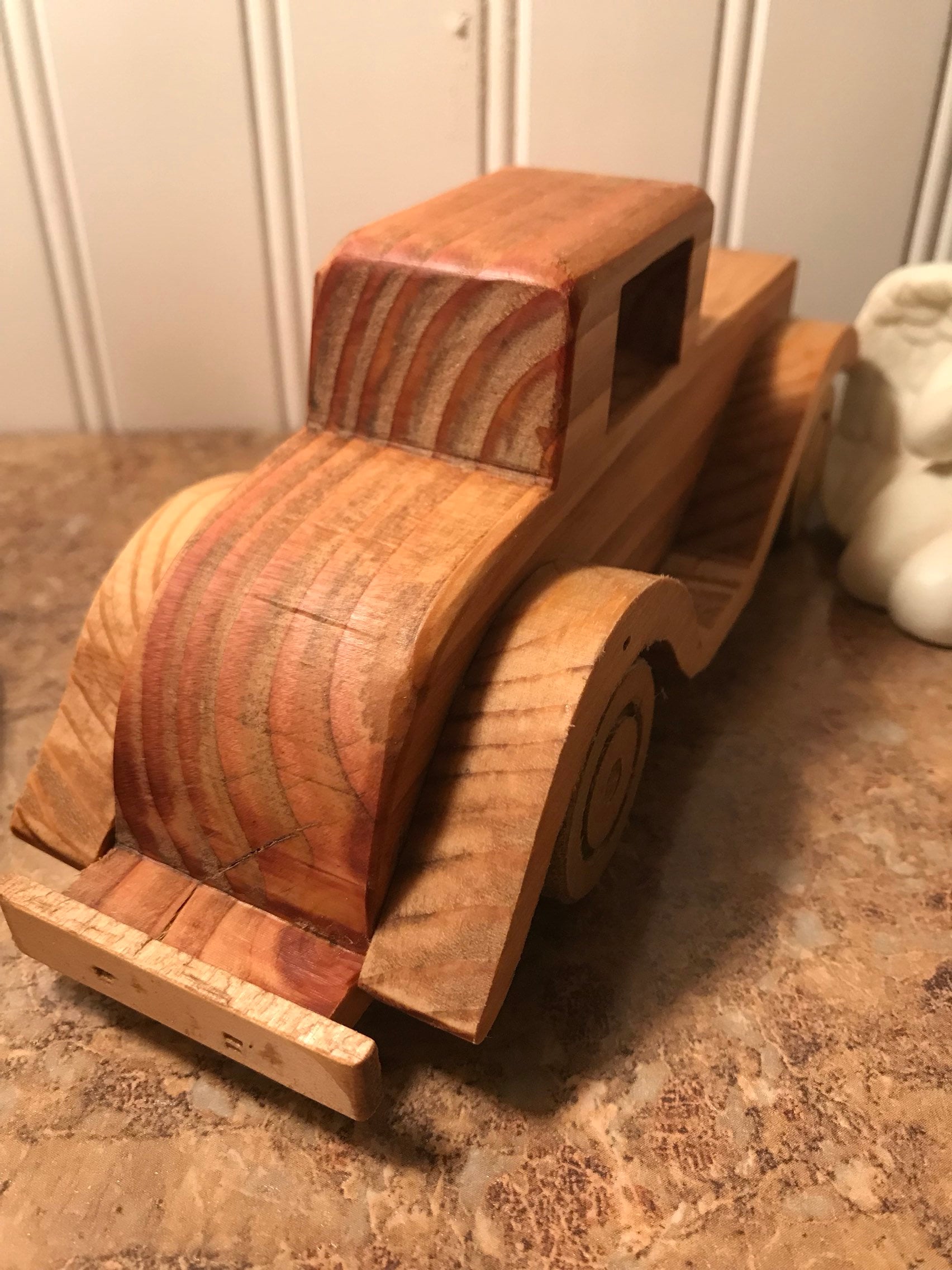 Vintage wood car