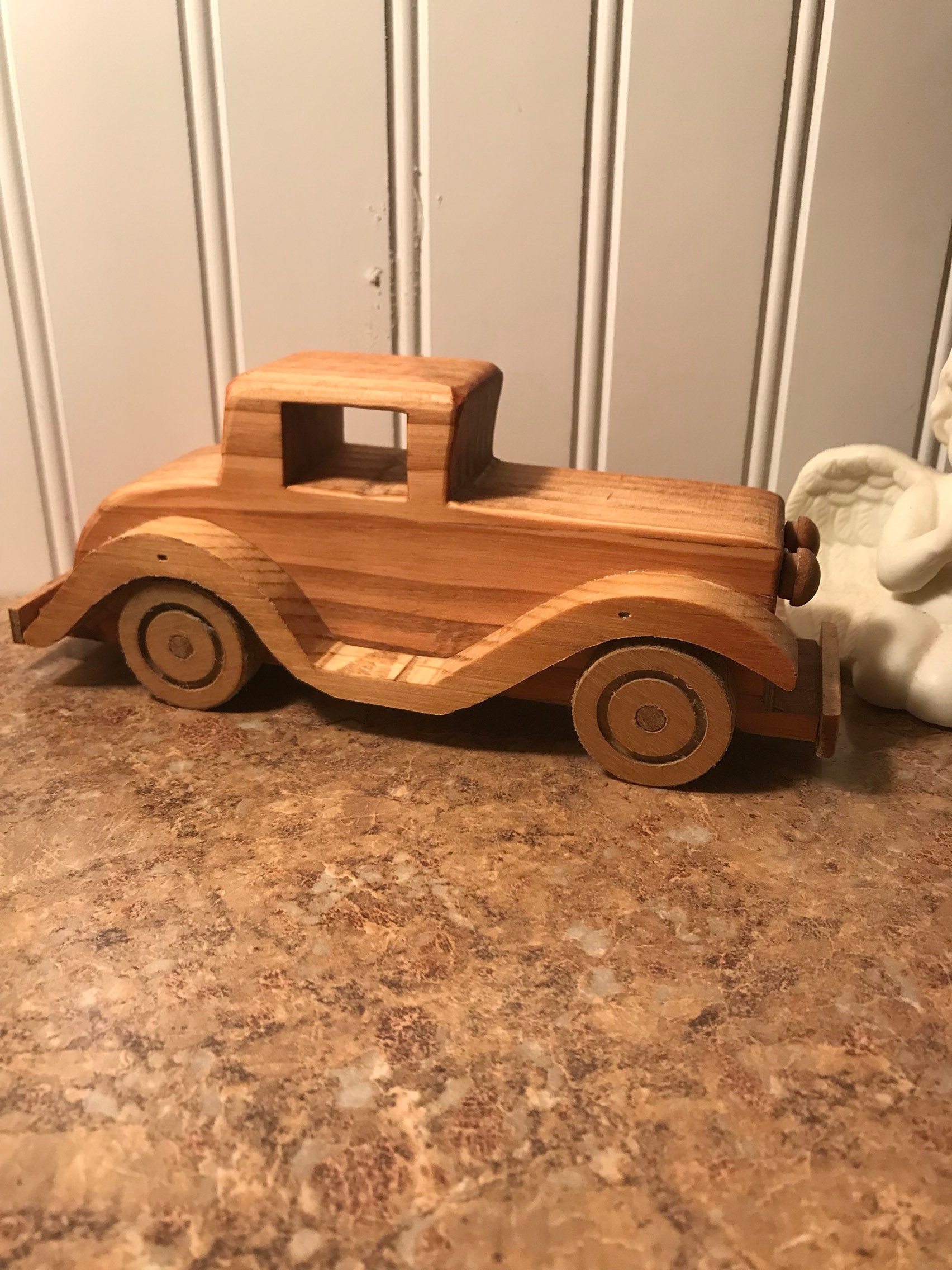 Vintage wood car