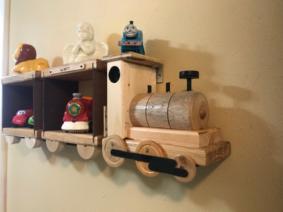 Vintage train shelf